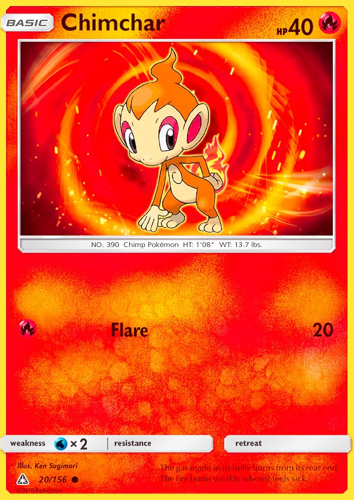 Chimchar Reverse Foil 