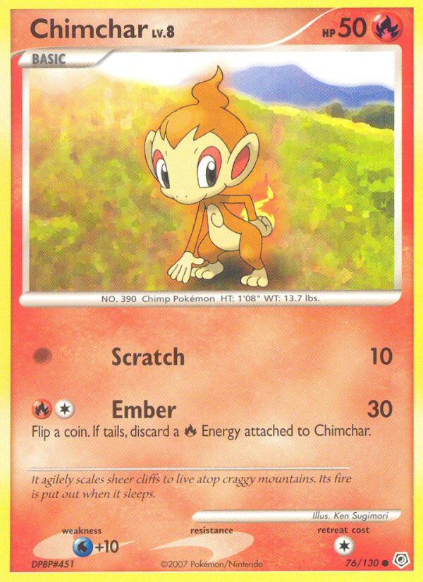 Chimchar-Reverse Holo Reverse Holo 