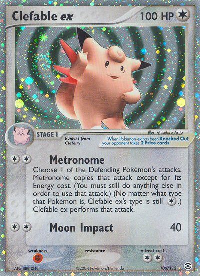 Clefable EX Holo