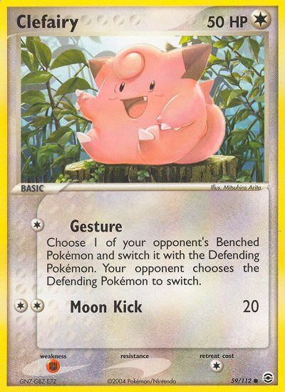 Clefairy Refractor Reverse Foil 