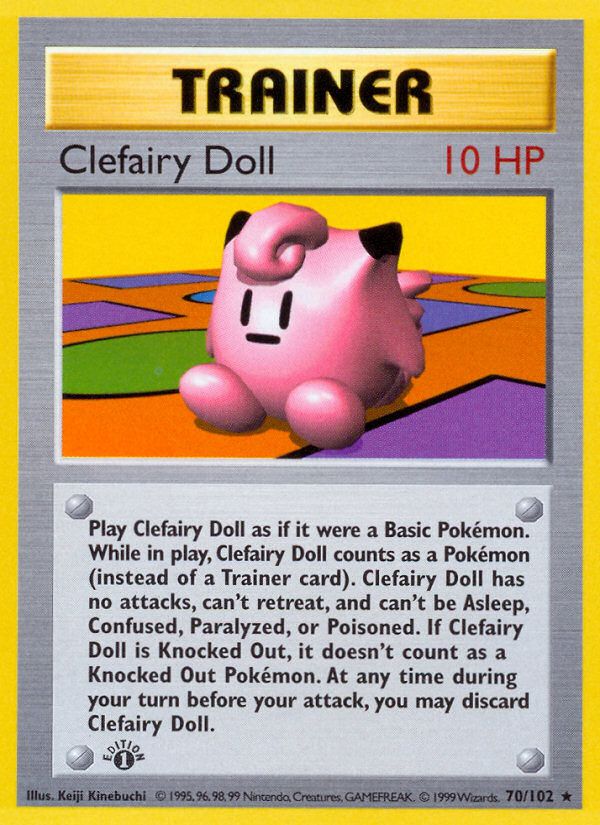Clefairy Doll Base Set 1999-2000 