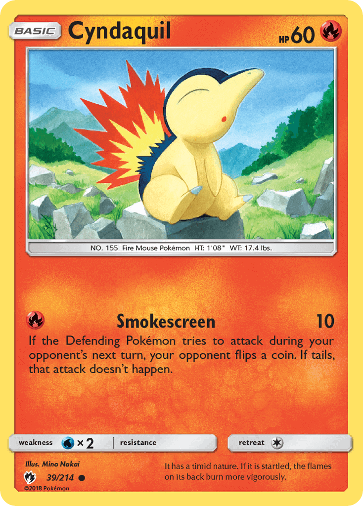 Cyndaquil Reverse Foil 