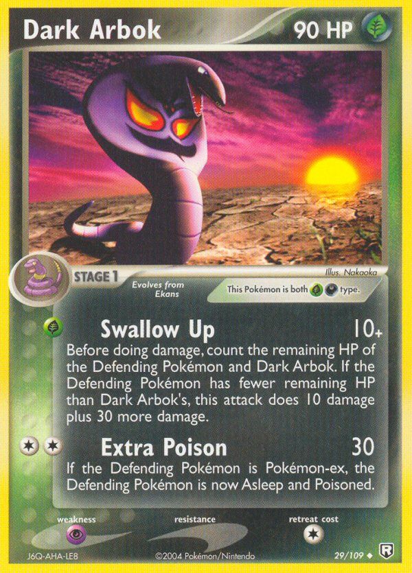 Dark Arbok Reverse Foil 