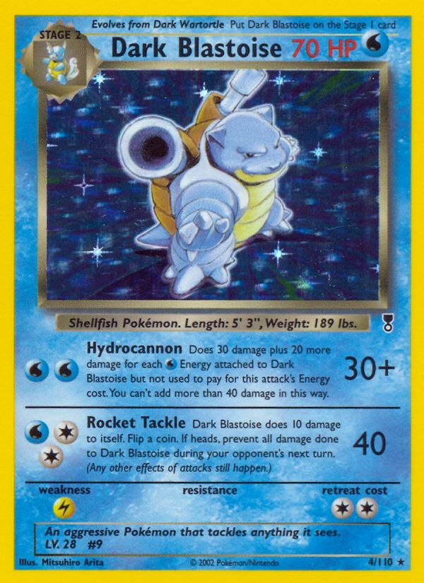 Dark Blastoise Reverse Foil 