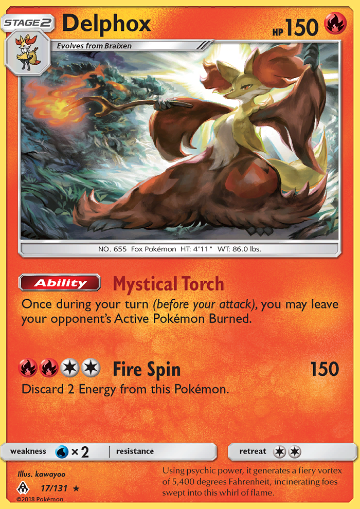 Delphox Reverse Foil 