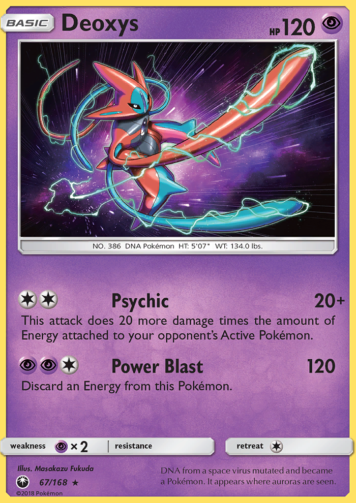 Deoxys Reverse Foil 