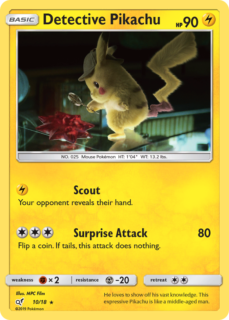 Detective Pikachu Holo