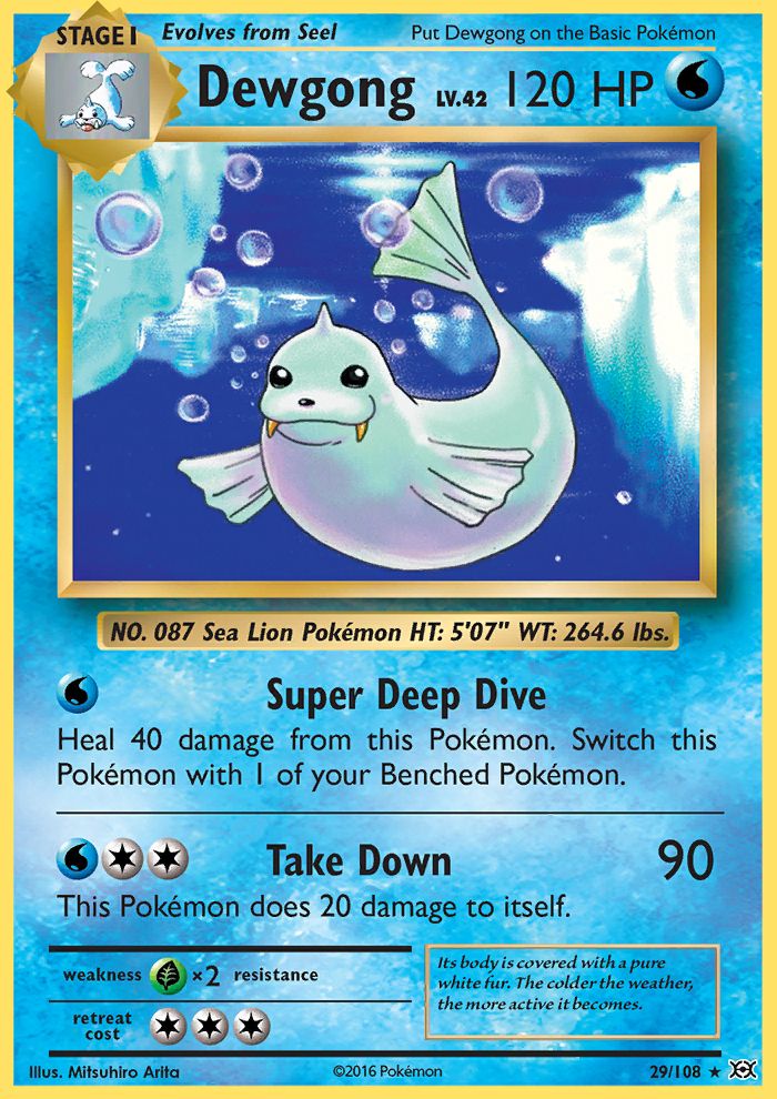 Dewgong Reverse Foil 