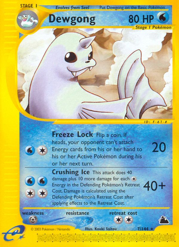 Dewgong Reverse Foil 