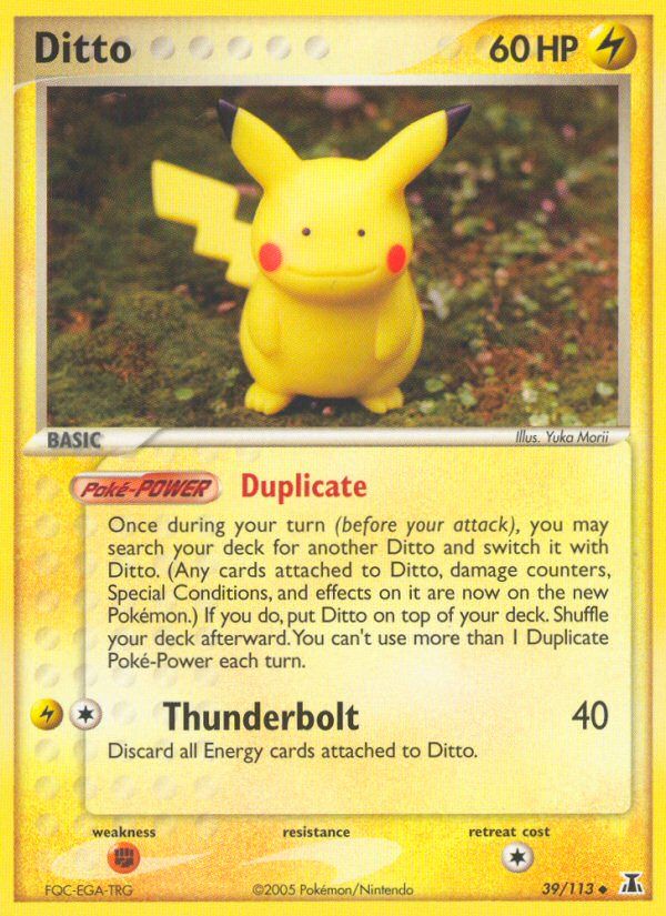 Ditto [Pikachu] Reverse Foil 