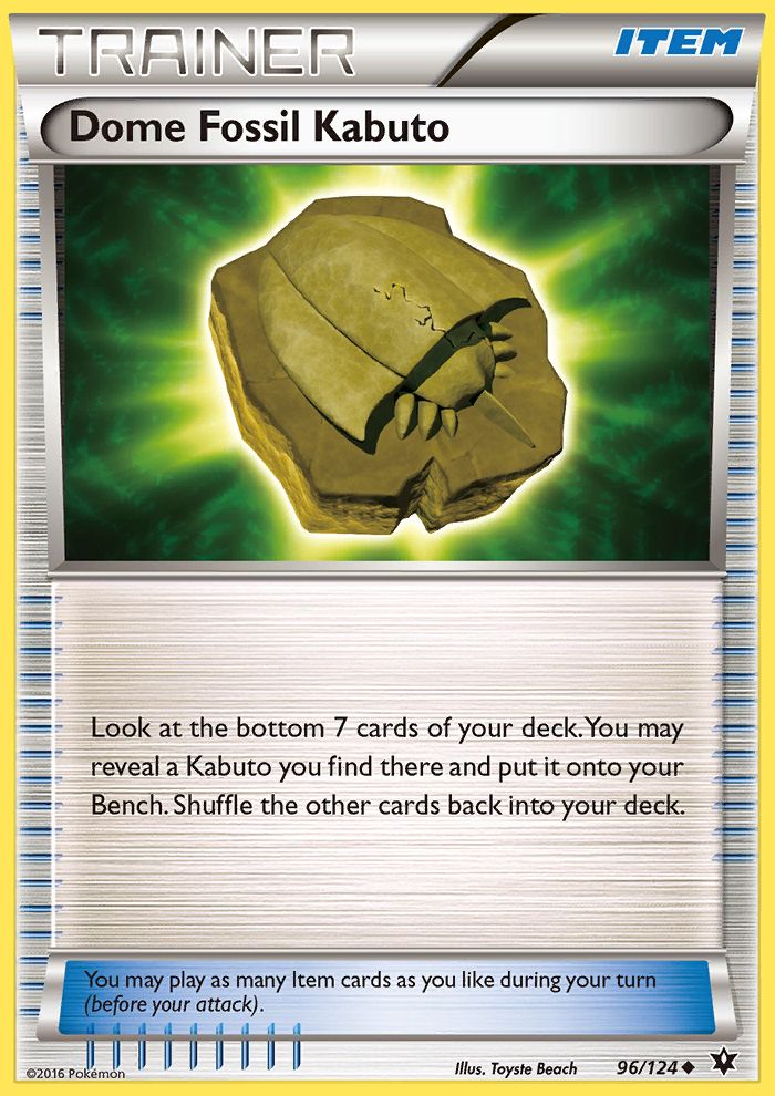 Dome Fossil Kabuto Reverse Foil 