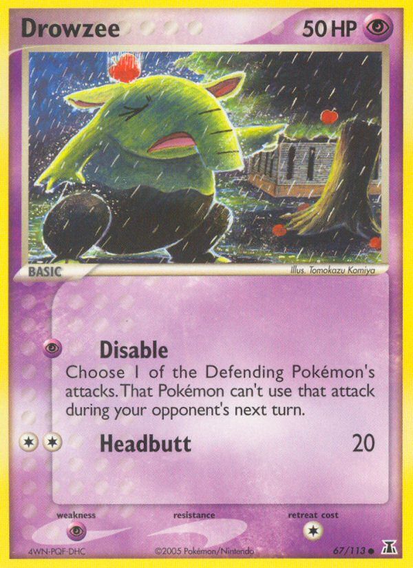 Drowzee Reverse Foil 