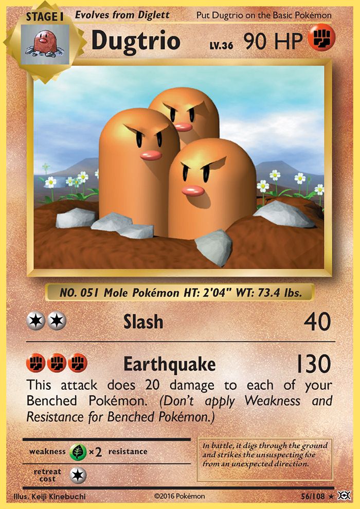 Dugtrio Reverse Foil 