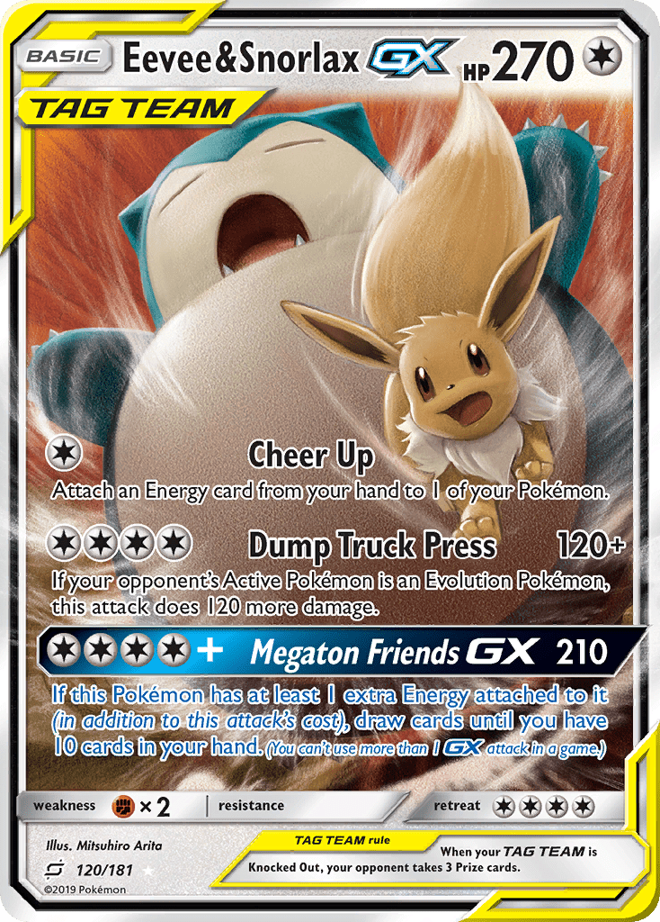 Eevee &amp; Snorlax GX 