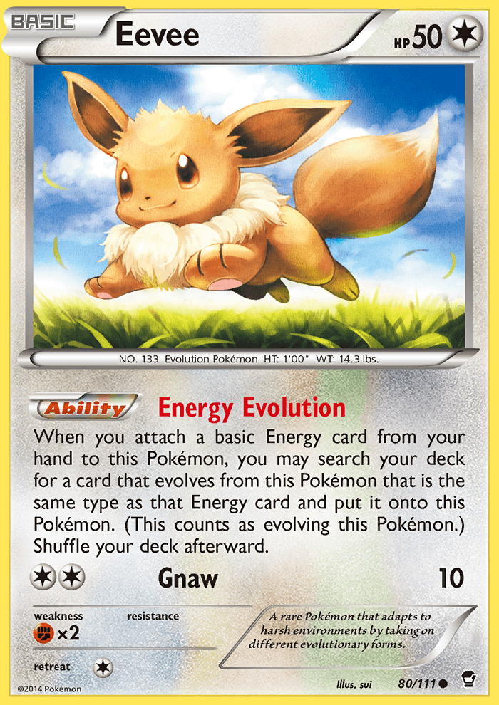 Eevee Reverse Foil 