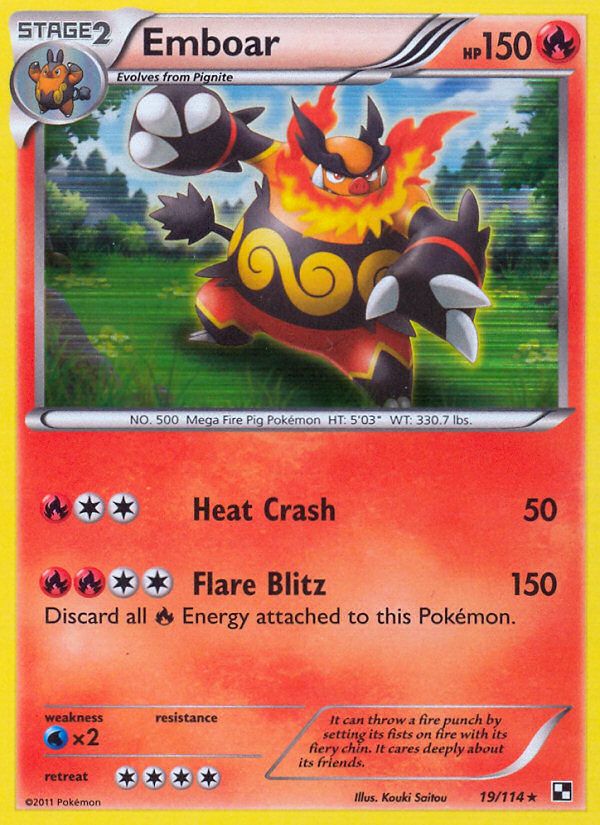 Emboar Cracked Ice Holo