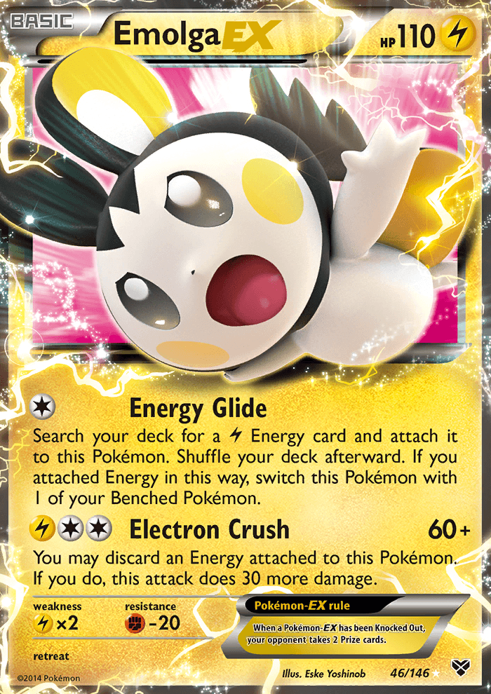 Emolga EX Holo