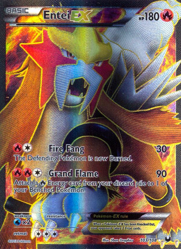 Entei EX/Full Art Holo