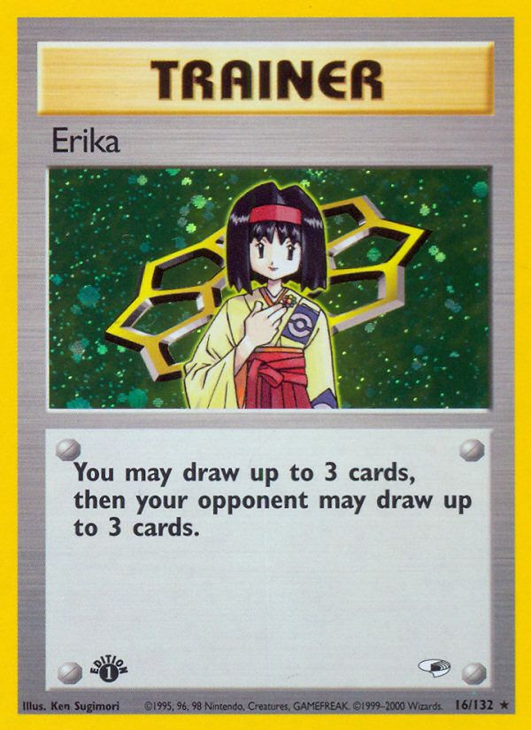 Erika 1st Edition Holo