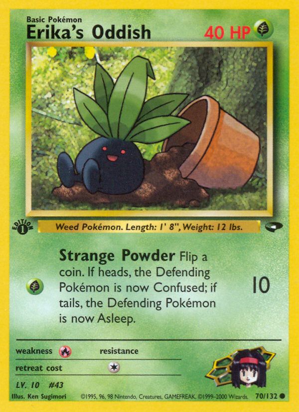 Erika's Oddish 1st Edition 