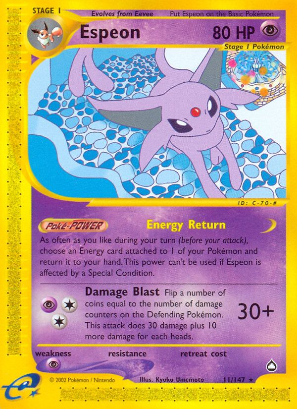 Espeon Reverse Foil 