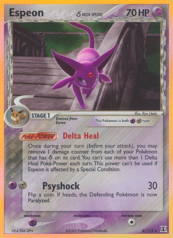 Espeon Reverse Foil 