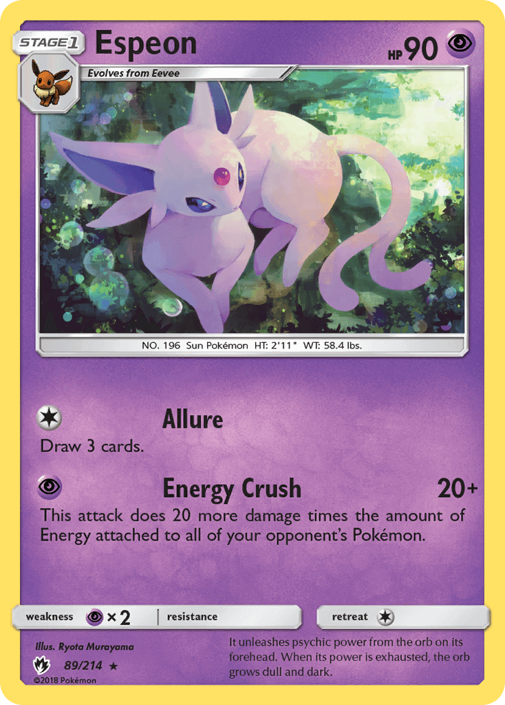 Espeon Reverse Foil 