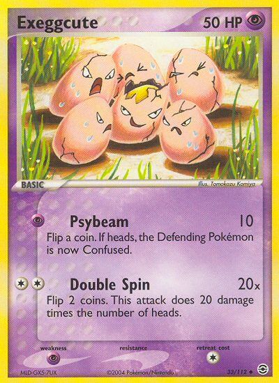 Exeggcute Refractor Reverse Foil 