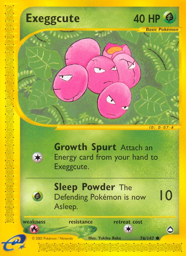 Exeggcute Reverse Foil 