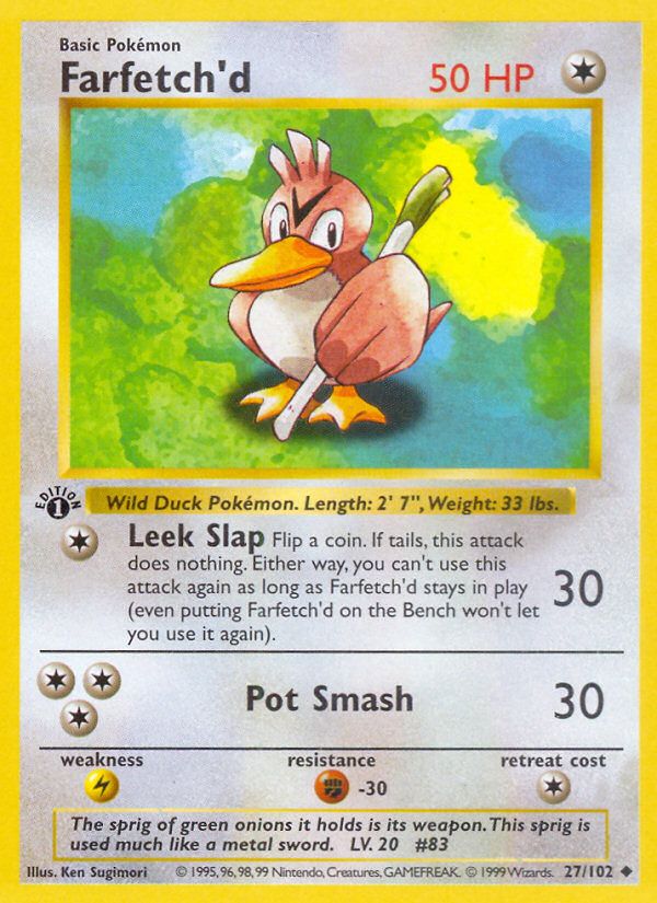 Farfetch'd Base Set 1999-2000 