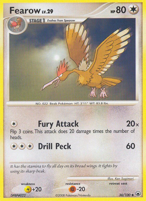 Fearow Reverse Foil 