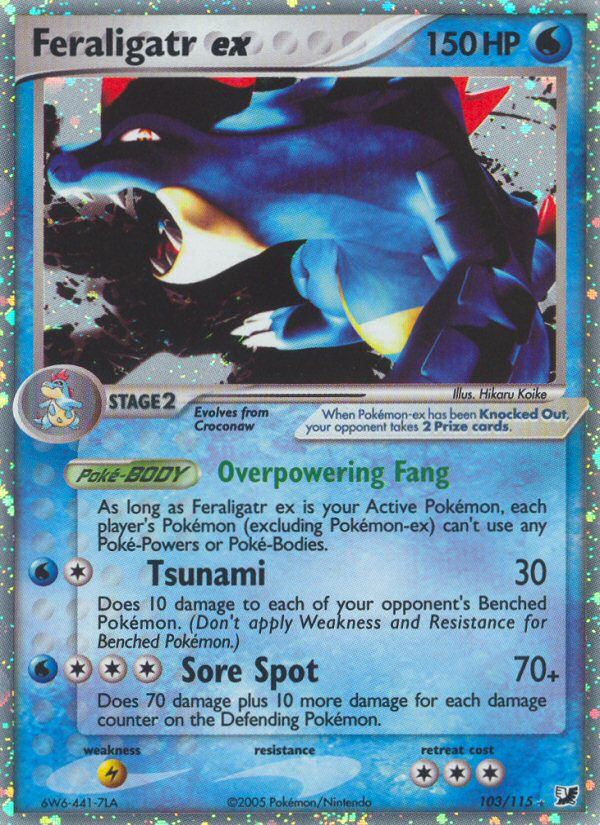 Feraligatr EX Holo