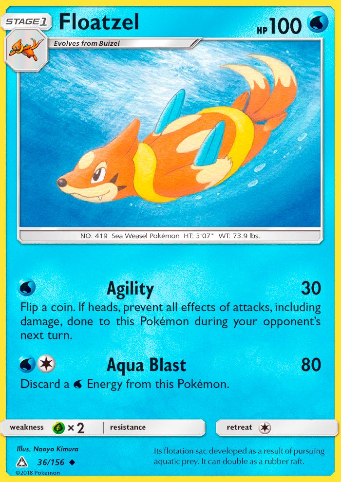 Floatzel Reverse Foil 