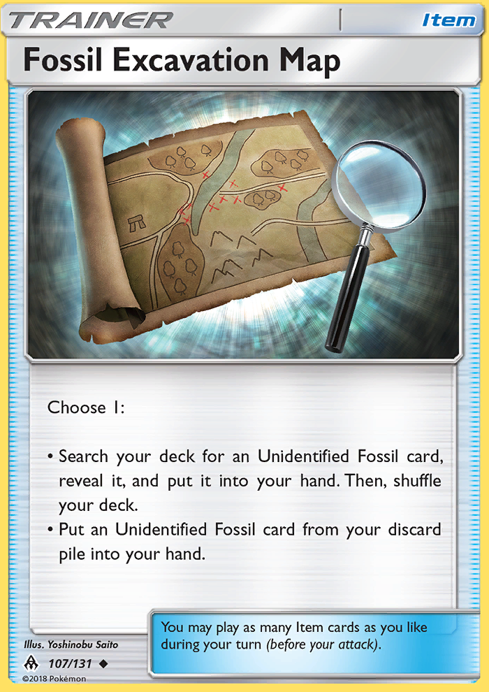 Fossil Excavation Map Holo