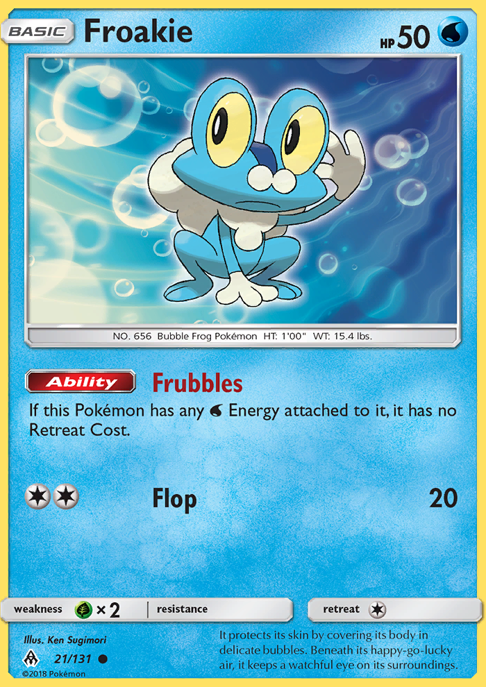 Froakie Reverse Foil 