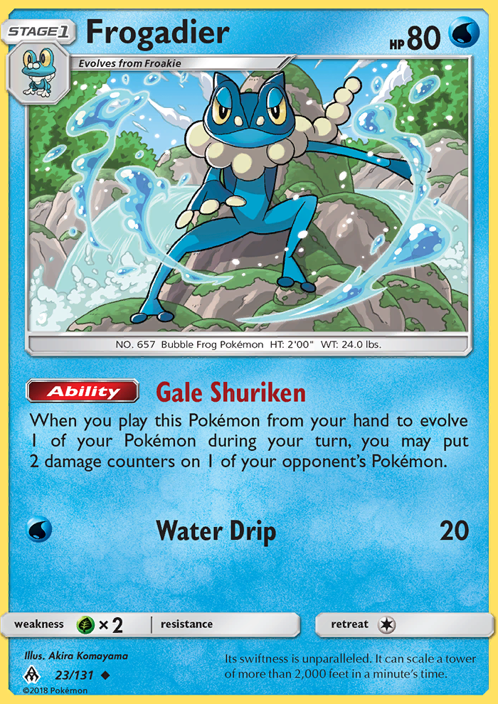 Frogadier Reverse Foil 