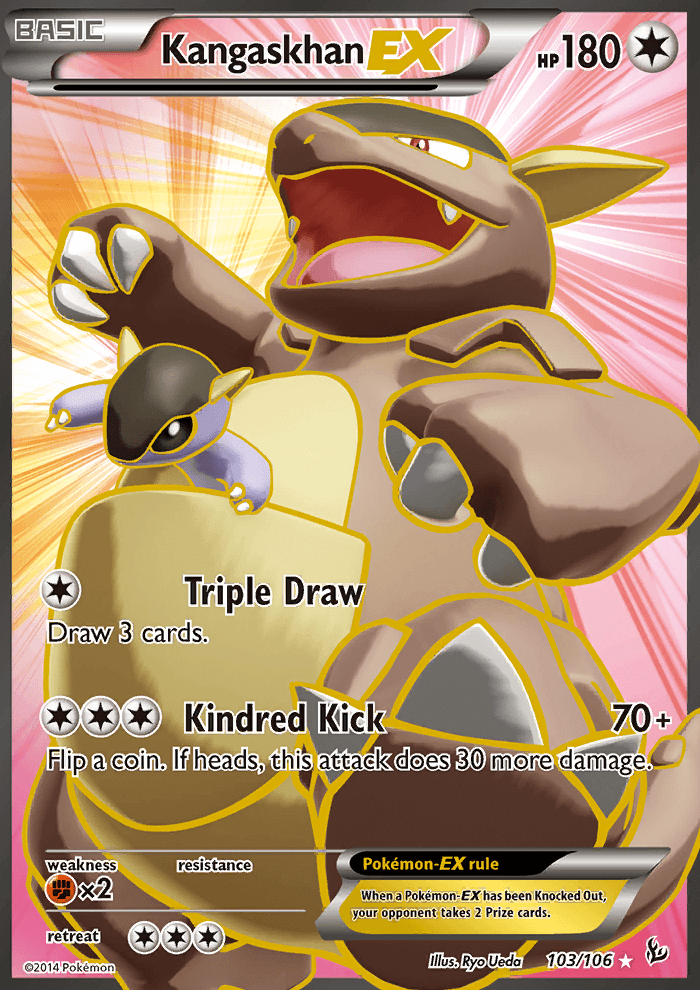 Full Art/Kangaskhan EX Holo 