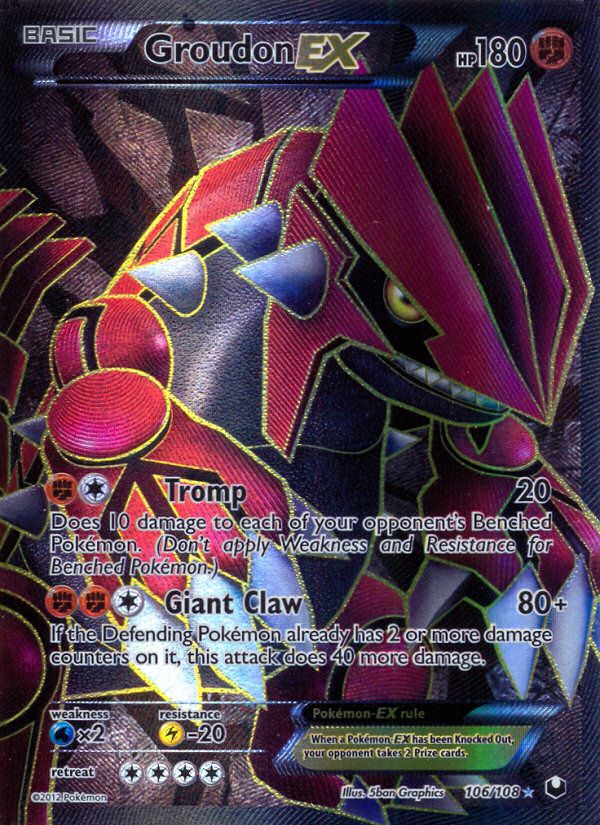 Full Art/Groudon EX 