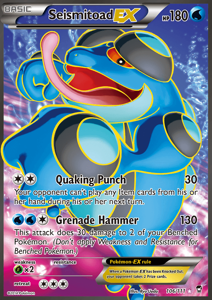 Full Art/Seismitoad EX Holo