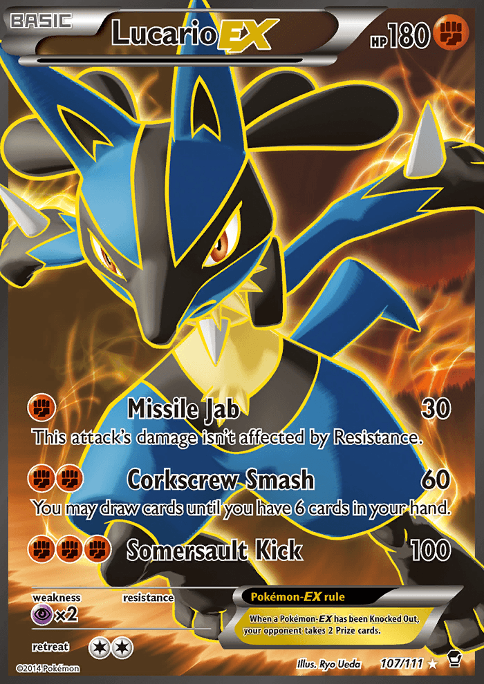 Full Art/Lucario EX Holo