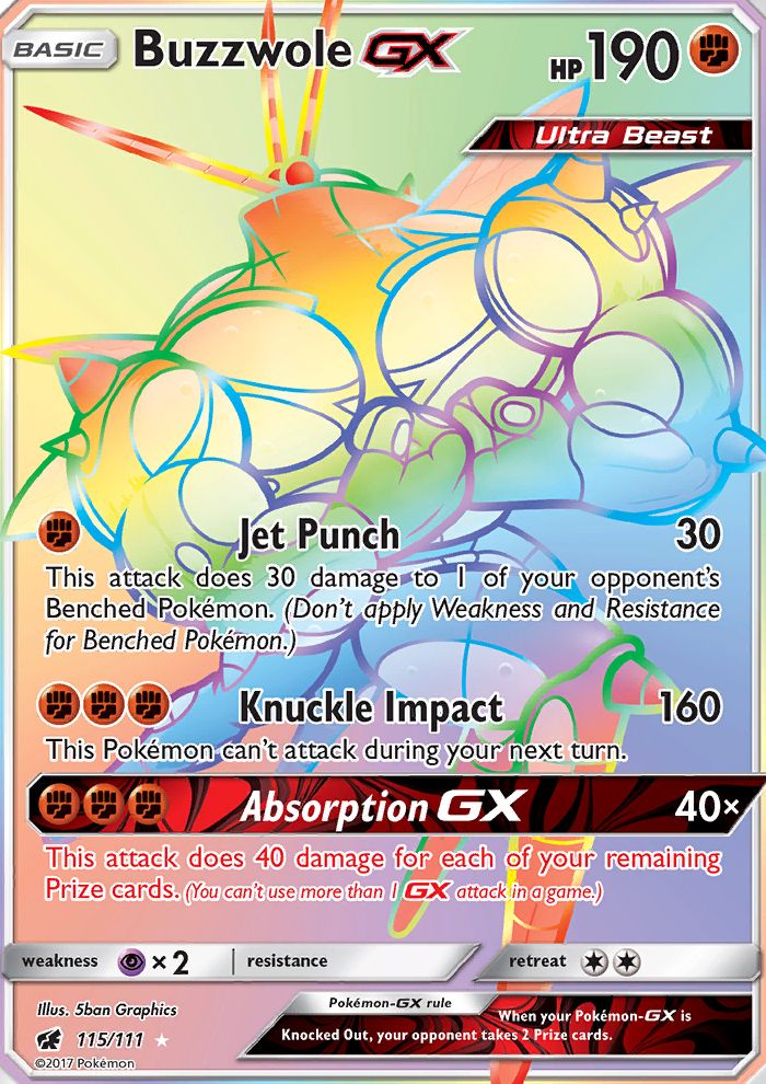 Full Art/Buzzwole GX Secret 