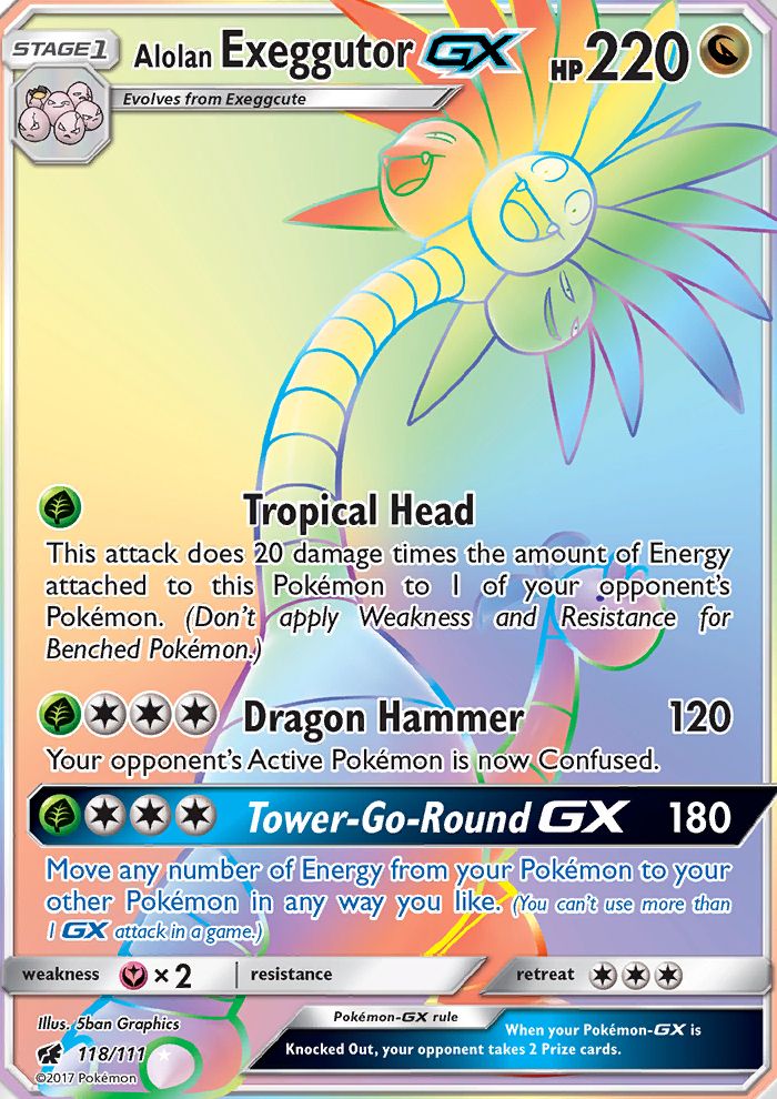 Full Art/Alolan Exeggutor GX Secret 