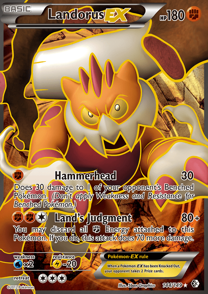 Full Art/Landorus EX Holo 