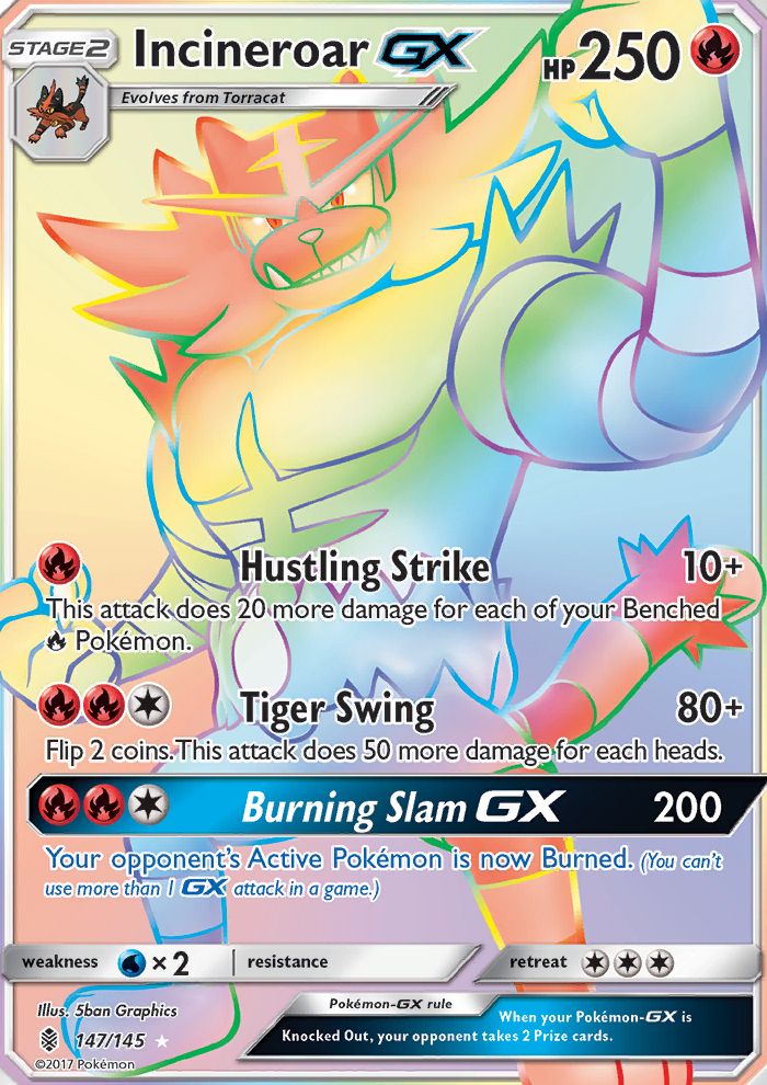 Full Art/Incineroar GX Secret 