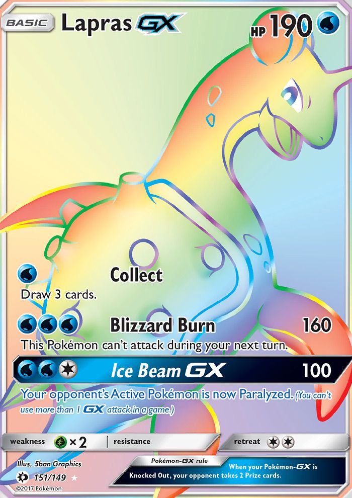 Full Art/Lapras GX Secret 