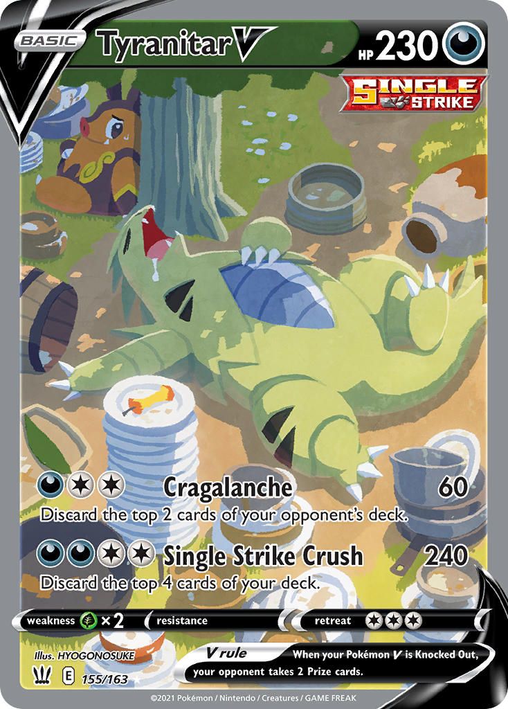 Full Art/Tyranitar V Portuguese Holo