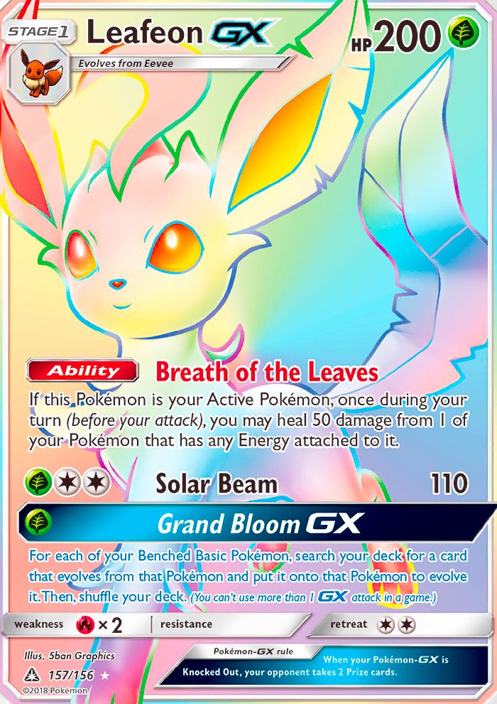 Full Art/Leafeon GX Secret 