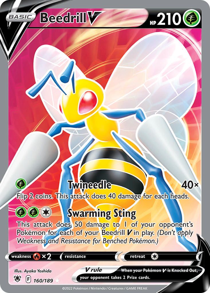 Full Art/Beedrill V Holo