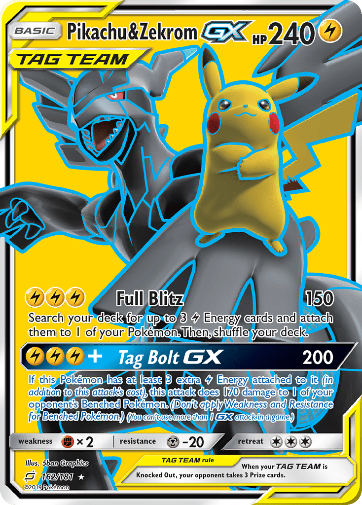 Full Art/Pikachu &amp; Zekrom GX 