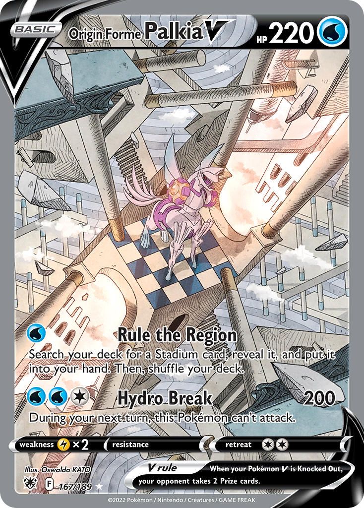 Full Art/Origin Forme Palkia V Holo